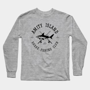 Amity Island Shark Fishing Club Long Sleeve T-Shirt